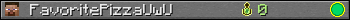 FavoritePizzaUwU userbar 350x20