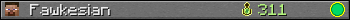 Fawkesian userbar 350x20