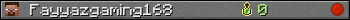 Fayyazgaming168 userbar 350x20