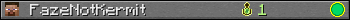 FazeNotKermit userbar 350x20