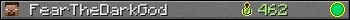 FearTheDarkGod userbar 350x20