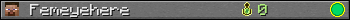 Femeyehere userbar 350x20