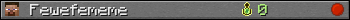 Fewefememe userbar 350x20