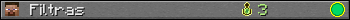 Filtras userbar 350x20