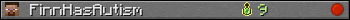 FinnHasAutism userbar 350x20