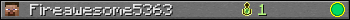Fireawesome5363 userbar 350x20