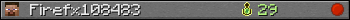 Benutzerleisten 350x20 für Firefx108483