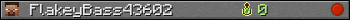 Benutzerleisten 350x20 für FlakeyBass43602