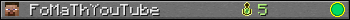 FoMaThYouTube userbar 350x20