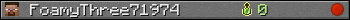 FoamyThree71974 userbar 350x20