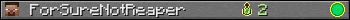 ForSureNotReaper userbar 350x20