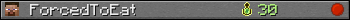 ForcedToEat userbar 350x20
