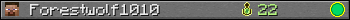 Forestwolf1010 userbar 350x20