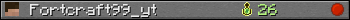 Fortcraft99_yt userbar 350x20