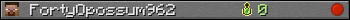 FortyOpossum962 userbar 350x20