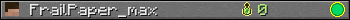 FrailPaper_max userbar 350x20