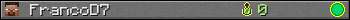 FrancoD7 userbar 350x20