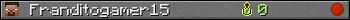 Franditogamer15 userbar 350x20