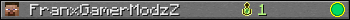 FranxGamerModzZ userbar 350x20