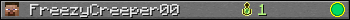 FreezyCreeper00 userbar 350x20