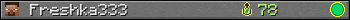 Freshka333 userbar 350x20