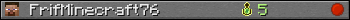 FrifMinecraft76 userbar 350x20