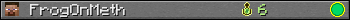 FrogOnMeth userbar 350x20