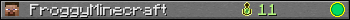 FroggyMinecraft userbar 350x20