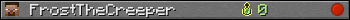 FrostTheCreeper userbar 350x20