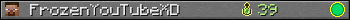 FrozenYouTubeXD userbar 350x20