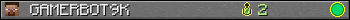 GAMERBOT9K userbar 350x20