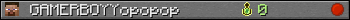 GAMERBOYYopopop userbar 350x20