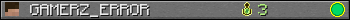 GAMERZ_ERROR userbar 350x20