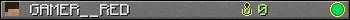 GAMER__RED userbar 350x20