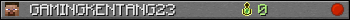 Юзербар 350x20 для GAMINGKENTANG23