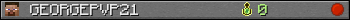 GEORGEPVP21 userbar 350x20