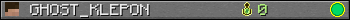 GHOST_KLEPON userbar 350x20