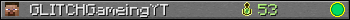 GLITCHGameingYT userbar 350x20