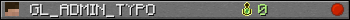 Юзербар 350x20 для GL_ADMIN_TYPO