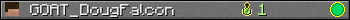 GOAT_DougFalcon userbar 350x20