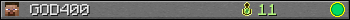 GOD400 userbar 350x20