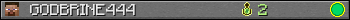 GODBRINE444 userbar 350x20