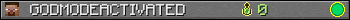 GODMODEACTIVATED userbar 350x20