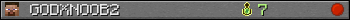 GODXNOOB2 userbar 350x20