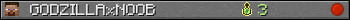 GODZILLAxNOOB userbar 350x20