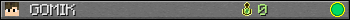 GOMIK userbar 350x20