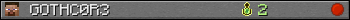 GOTHC0R3 userbar 350x20