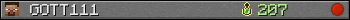 GOTT111 userbar 350x20