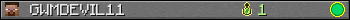 GWMDEVIL11 userbar 350x20