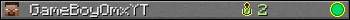 GameBoyOmxYT userbar 350x20